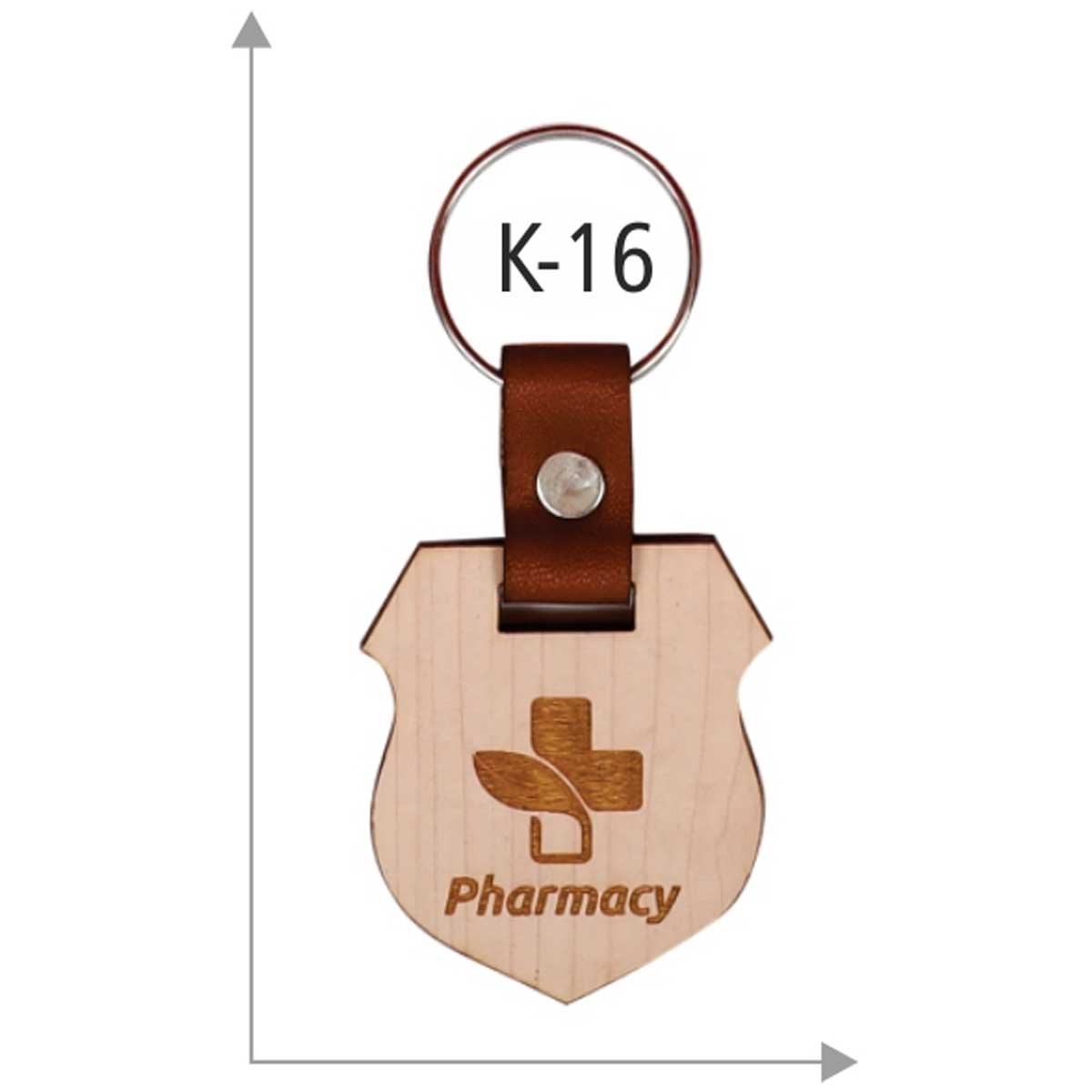 Branded Wooden Keyrings - Bulk & Event Promotions
