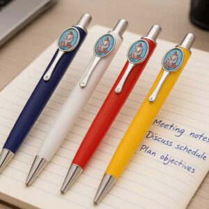 Custom Promotional Personalised Pen Displayed on Office Table
