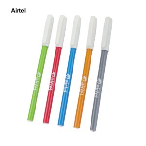 Personalised Plastic Pens with Cap | Bulk Promotional Gifting