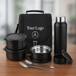 Bulk Custom Printed Lunch Box Set with Bottle & Bag – Microwave Safe, BPA Free, Leak Proof | Corporate Gift Lunchbox Manufacturer