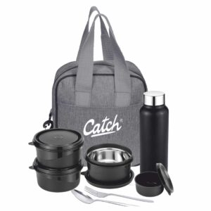 Corporate Gift Lunch Box with Logo – Microwave Safe Set with Bottle & Bag