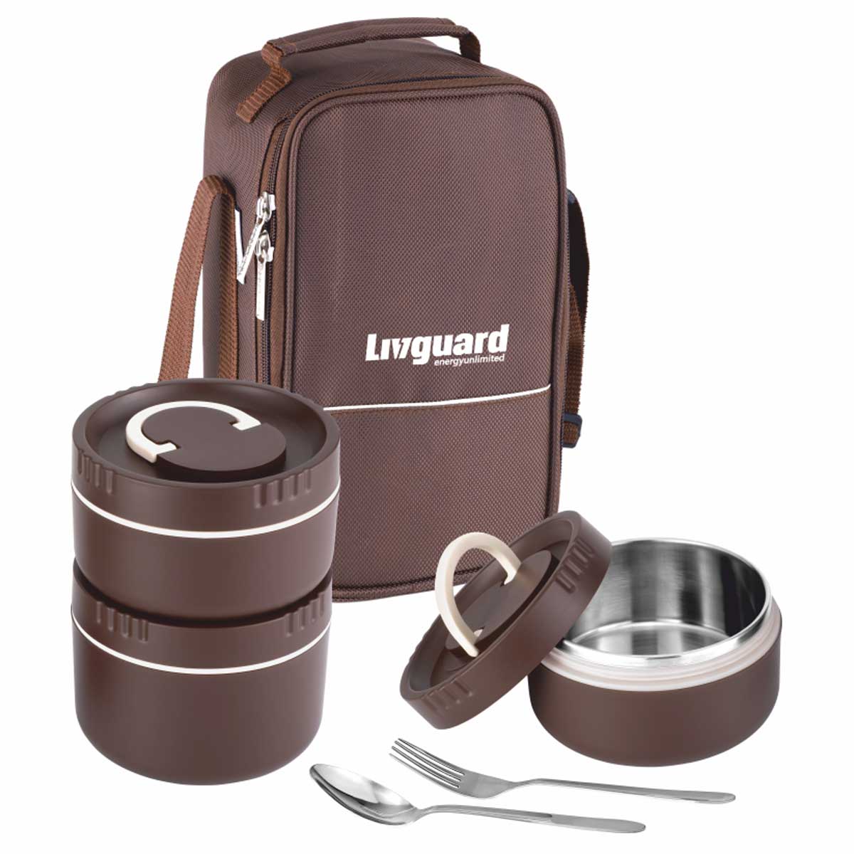 Logo Printed Lunch Box Wholesale – Insulated 3 Container Set