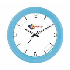 Premium 12.5" Round Golden Foiling Wall Clock with 3D Numbers