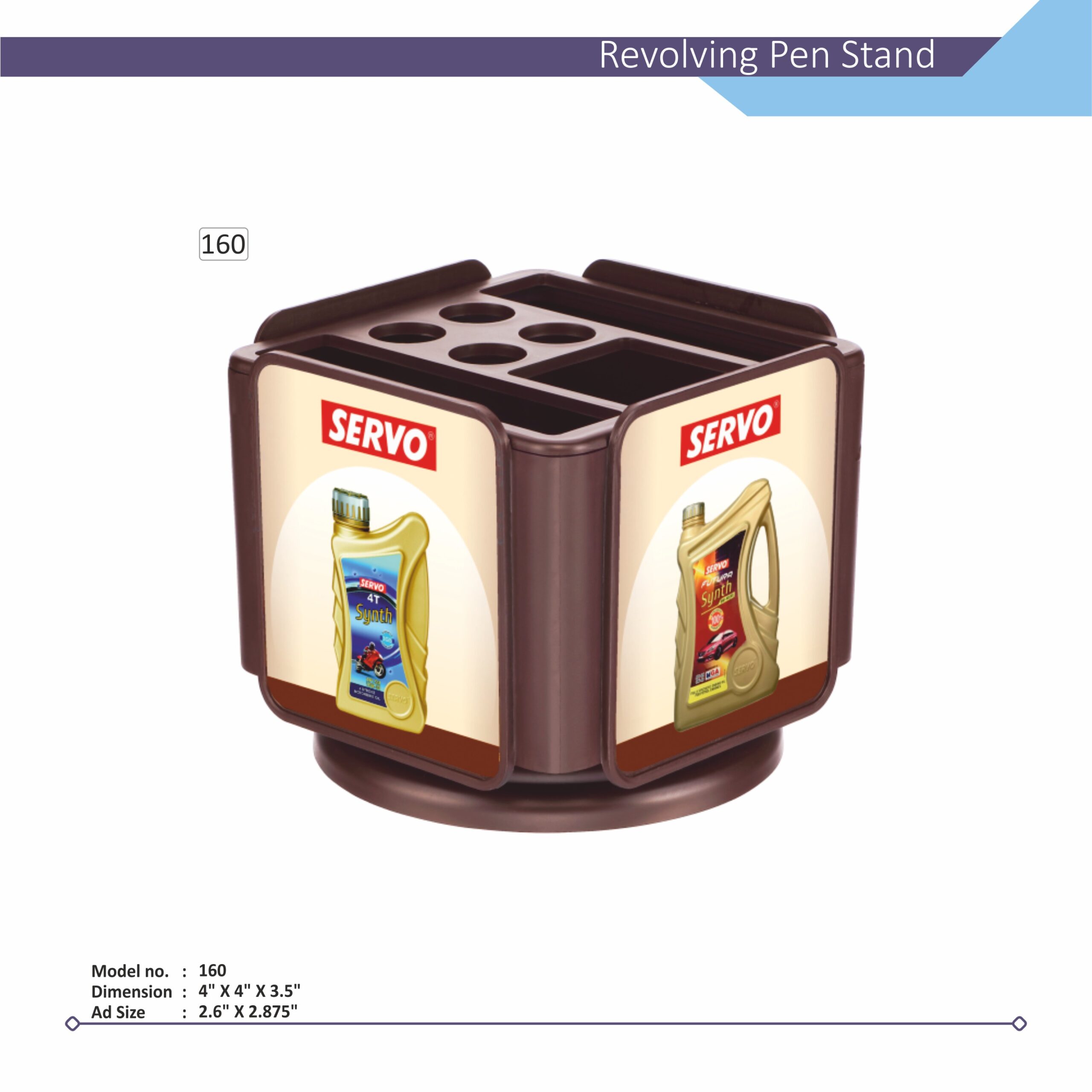 Office Revolving Pen Stand Custom Branding
