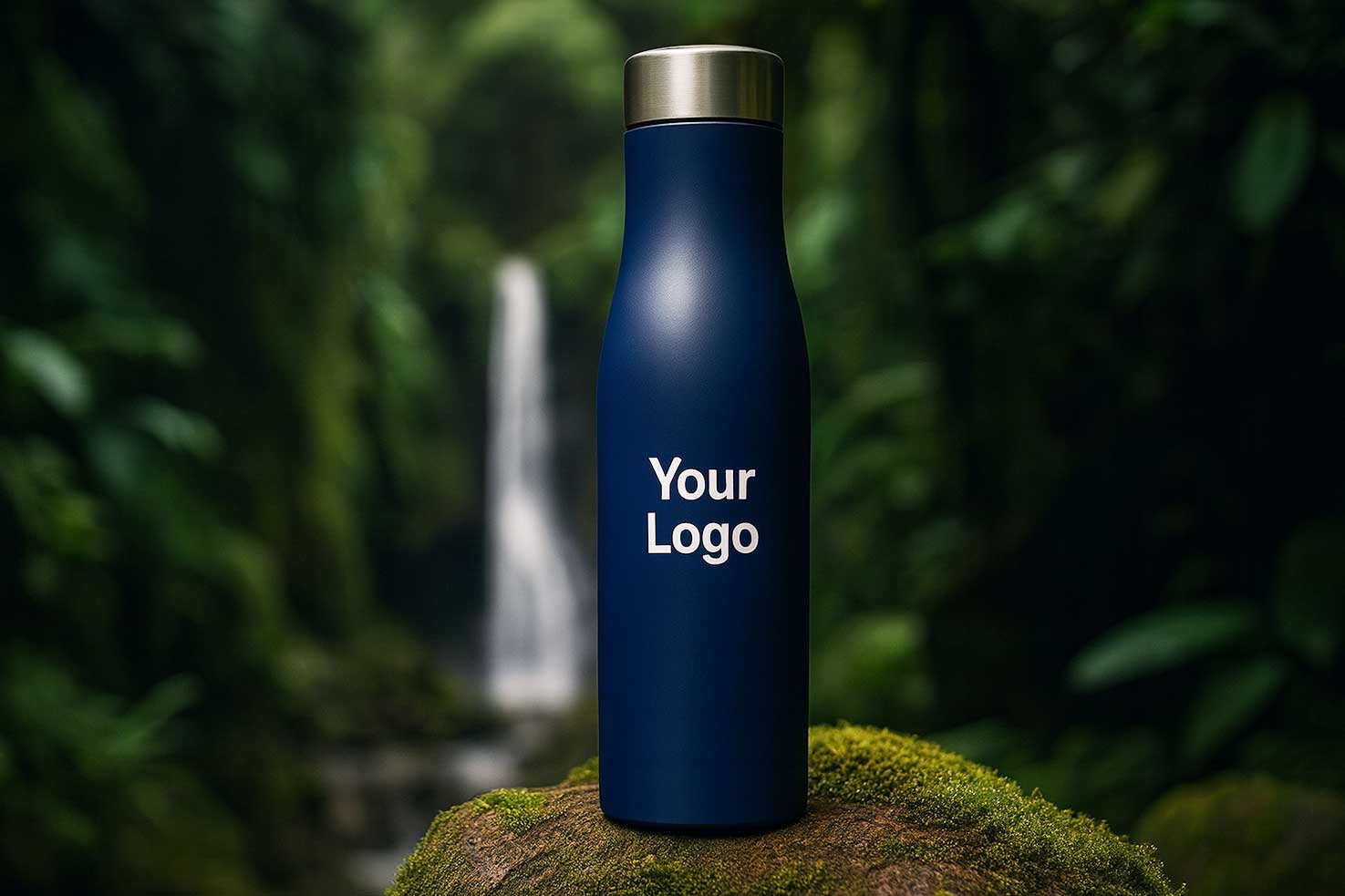 Custom Stainless Steel Water Bottle 1000ML with Logo Printing