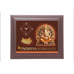 Custom Promotional Wall Clock Plaque for Corporate Gifting & Brand Promotion