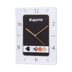Executive Rectangular MDF Wall Clock for Corporate Custom Branding – Wholesale Office & Promotional Gifting