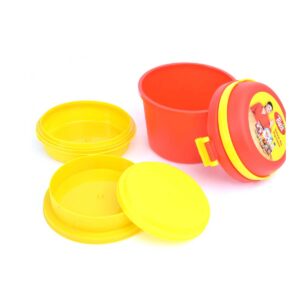 Customizable Round Plastic Lunch Box: Promotional Container for Bulk Corporate Gifting