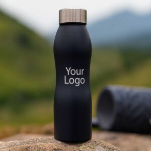 Matte Stainless Steel Water Bottle 1000ML with Logo