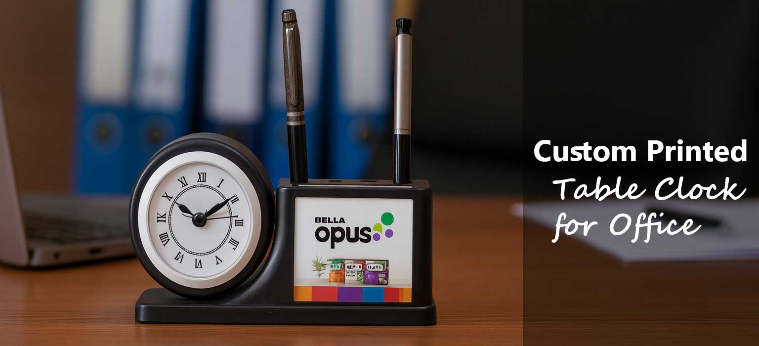 Custom Printed Table Clock