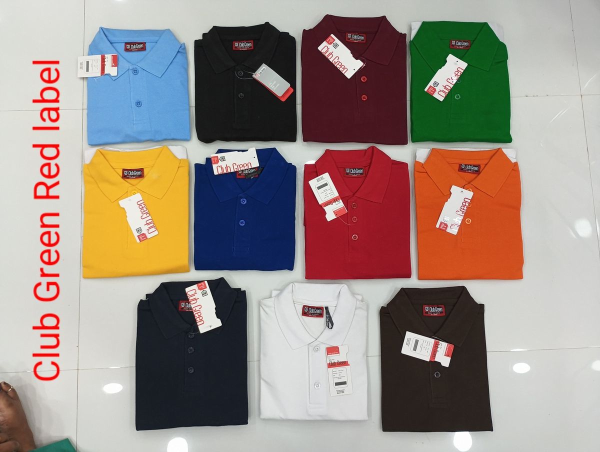 Premium Cotton Matty 220 GSM Collar T-Shirt | Leading Collar T-Shirt Manufacturer (Color Shades)