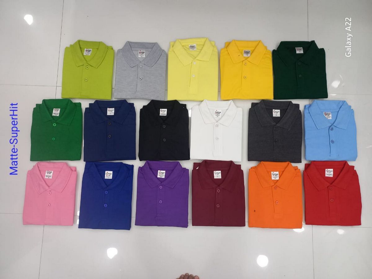 Premium Honeycomb (Matty) 180 GSM Collar T-Shirt | Trusted T-Shirt Manufacturer