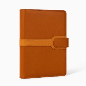 Big Size Business Organizer with Multi-Ring Binder & Magnetic Flap – PU Leather Planner