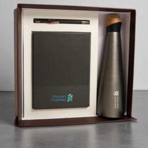 Premium 3-in-1 Corporate Gift Set | Notebook, Bottle & Pen Combo with Custom Branding Overview