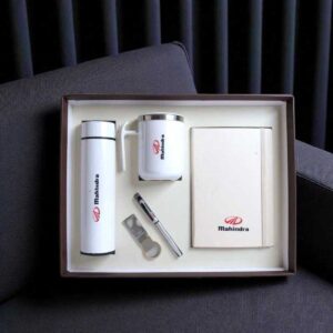 Premium 5-in-1 Corporate Gift Set | Notebook, Bottle, Mug, Pen & USB Combo with Custom Branding