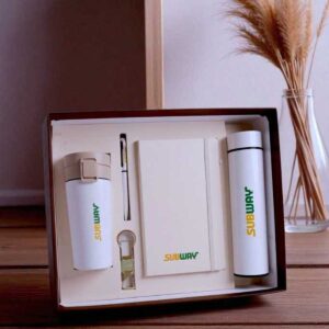 Premium 5-in-1 Corporate Gift Set | Notebook, Bottle, Mug, Pen & USB Combo with Custom Branding