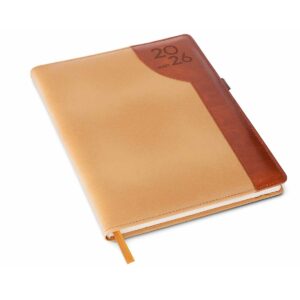 2026 Year B5 Diary – Dual-Tone Leatherette Finish with Pen Loop