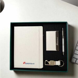 Premium 4-in-1 Corporate Gift Set | Custom Logo Gift Combo for Employees & Clients