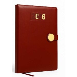 2026 B5 Executive Diary with Flap Closure – Premium PU Leather Corporate Gift Diary