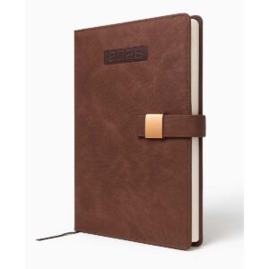 2026 B5 Diary With Metal Flap Closure – Premium Hardbound Corporate Diary | Custom Engraved B5 Diary Wholesale