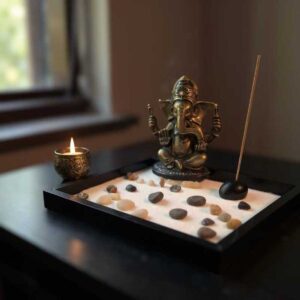 Premium Ganesha Zen Corporate Gift Set | Custom Logo Spiritual Décor Combo