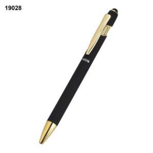 Premium Matte Black & Gold Personalized Metal Pen – Model 19028 for Bulk Corporate Gifting