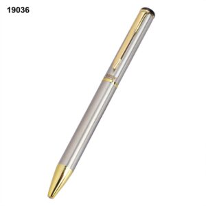 Personalized Metal Pen – Model 19036 Executive Silver & Gold Premium Edition
