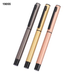 Custom Premium Metal Pen: Luxury Metallic Trio Series – Model 19055