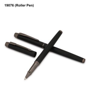 Personalized Metal Pen – Premium Matte Black Roller Pen