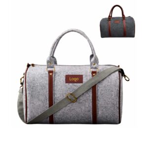 Gym Duffle Bag in Bulk – Custom Felt Corporate Travel & Fitness Duffle Bag