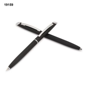 Custom Premium Metal Pen: Elegant Matte Black Executive Series – Model 19159