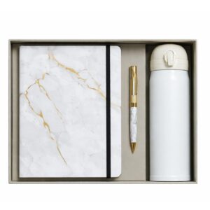 Premium 3-in-1 Personalized Corporate Gift Set – Bulk Custom Notebook, Card Pocket & Pen Set