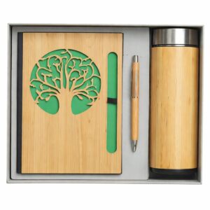 Eco Friendly Custom Corporate Gift Set – MDF & Bamboo Executive Gift Set for Bulk Orders