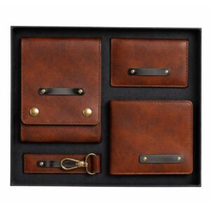 Custom Leather Gift Set – Personalized Vegan Leather Corporate Gift Set for Bulk Orders