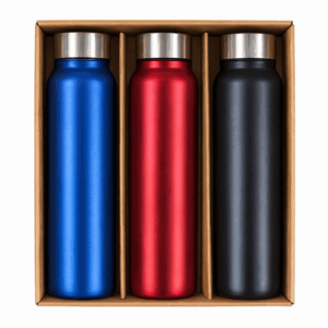 Stainless Steel Bottle Sets – 3 Fridge Bottle Set for Bulk Corporate Gifting