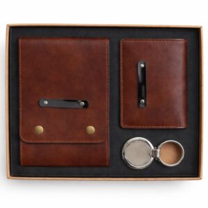 Vegan Leather Corporate Gift Set – Personalized Executive Gift Set for Bulk Orders