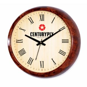 Bulk Personalized Wooden Wall Clock – Custom Corporate Decorative Clock