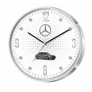 Personalized Wall Clock – Premium Curved Glass Designer Wall Clock (3 Color Variants) for Corporate Gifting & Bulk Orders