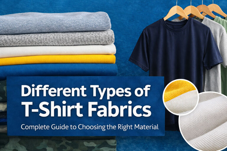 Different Types of T-Shirt Fabrics: Complete Guide to Choosing the Right Material