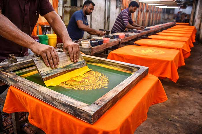 Screen Printing on T-Shirts