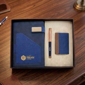 Custom Notebook Pen Card Holder Corporate Gift Set