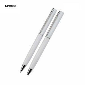Custom White Executive Metal Pen
