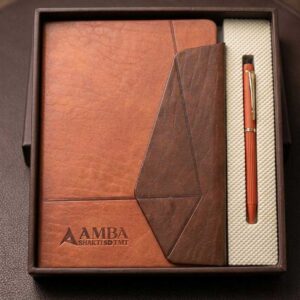 Personalized Executive Notebook and Pen Gift Set