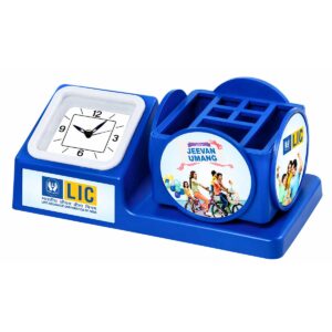 Custom Desk Organizer with Clock