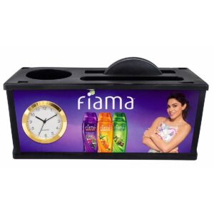 MDF Special Table Clock with Pen Stand
