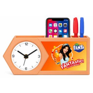 Custom Desk Clock with Mobile Stand